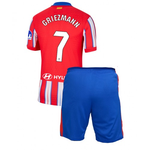 Dres Atletico Madrid Antoine Griezmann #7 Domaci za djecu 2024-25 Kratak Rukav (+ kratke hlače)